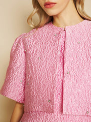 Céleste Gem Jacquard Jacket Flamingo Pink / Z