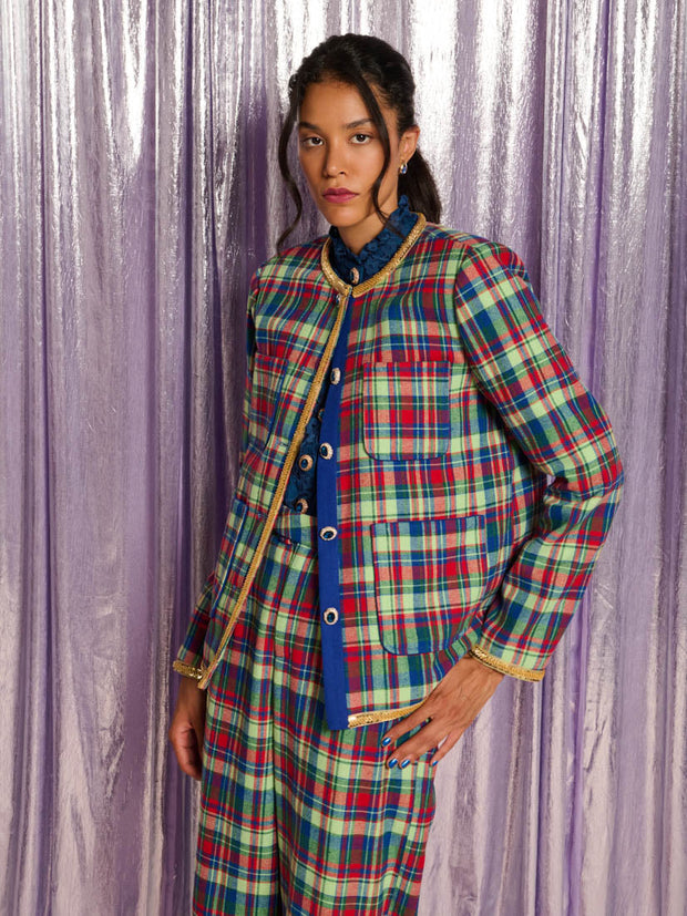 Dynasty Check Jacket Multicolour / Z