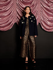 Harold Brooch Jacket Marine Blue / Z