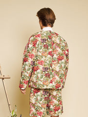 Petunia Tapestry Jacket Red, Green & Tan / Z