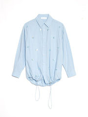 Ellis Embellished Drawstring シャツ