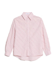 Dex Ruffle Stripe シャツ
