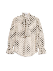 Carrington Lace Bow シャツ