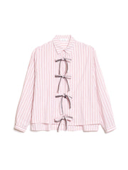 Henrik Stripe Bow シャツ