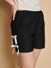 Elin Bow Shorts Coal Black / Z