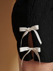 Elin Bow Shorts Coal Black / Z