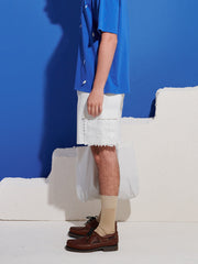 Chalk Crochet Trim Shorts White / Z