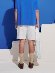 Chalk Crochet Trim Shorts White / Z