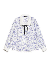 Dala Print ブラウス