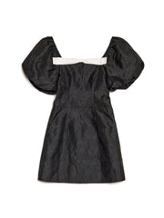 Cocktail Jacquard ミニワンピース