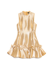 Shimmy Bow ミニワンピース