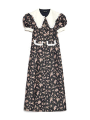 Eclipse Ditsy ミディワンピース