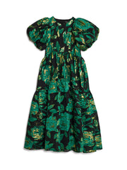 Manor Jacquard ミディワンピース
