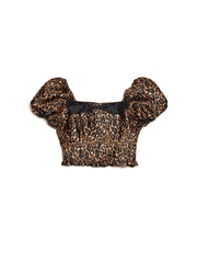 Cherie Leopard Jacquard トップス
