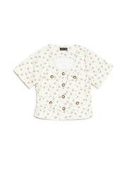 Pêche Ditsy Denim トップス