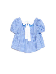 Tulip Stripe Bow トップス
