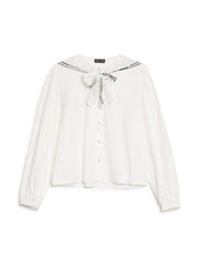 Cleo Collar Tie ブラウス