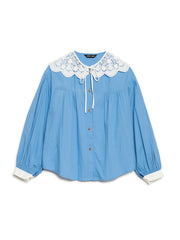 Azurite Collar ブラウス