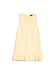 Lemon Zest Embellished ミニワンピース