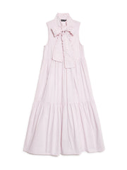 Wave Stripe Bow マキシワンピース