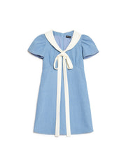 Kasos Denim Bow ワンピース