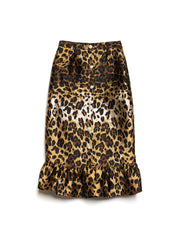 Suite Leopard Jacquard スカート