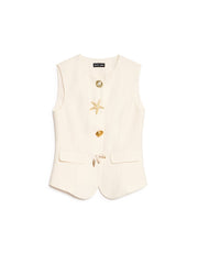 Milos Brooches Vest トップス