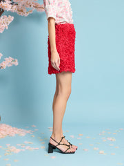 Rose Plume ミニスカート