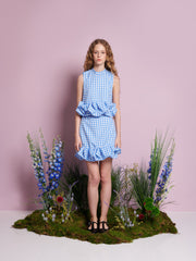 Lavender Gingham ミニスカート