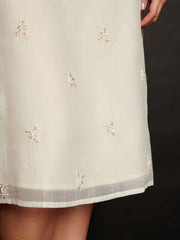 Lola Embellished Midi Skirt Pearl Ivory / Z