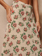 Ember Tapestry Midi Skirt Vintage Cream / Z