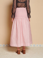 Prim Organza Midi Skirt Rose Shadow / Z