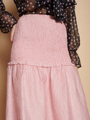 Prim Organza Midi Skirt Rose Shadow / Z