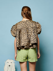 Lola Leopard Jacquard トップス