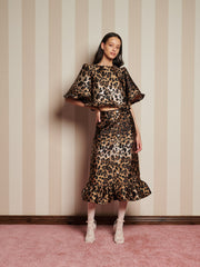 Suite Leopard Jacquard トップス