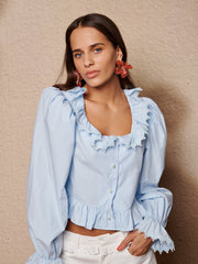 Veil Ruffle トップス