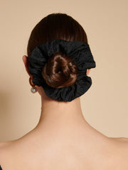 Elin Top and Scrunchie Coal Black / Z