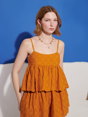 Orange Blossom Cami Top Burnt Orange / Z