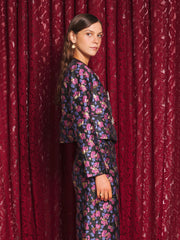 Fortunes Jacquard Jacket Fushia, Black / Z