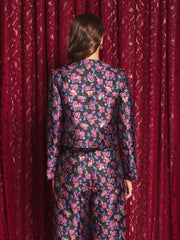 Fortunes Jacquard Jacket Fushia, Black / Z