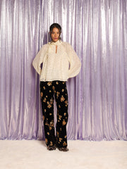 Joan Spot Bow ブラウス