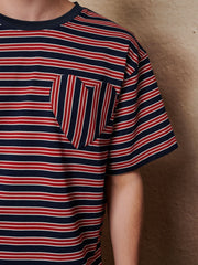Soleil Stripe Boxy Tシャツ