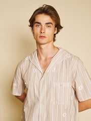 Painter Stripe Shirt Ivory Cream / Z