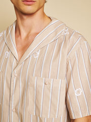 Painter Stripe Shirt Ivory Cream / Z