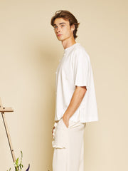 James Bead T-shirt Pearled White / Z