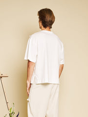 James Bead T-shirt Pearled White / Z