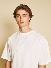 James Bead T-shirt Pearled White / Z