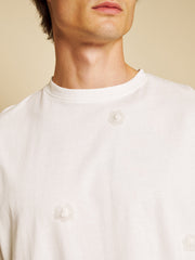 James Bead T-shirt Pearled White / Z