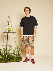Aube Trim T-shirt Coal Black / Z