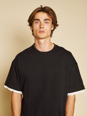 Aube Trim T-shirt Coal Black / Z
